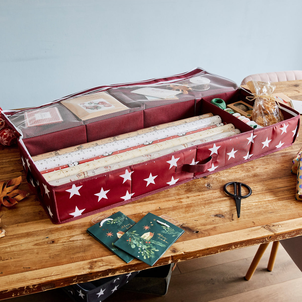 Geschenkpapier Organizer, Stern – WEIHNACHTEN