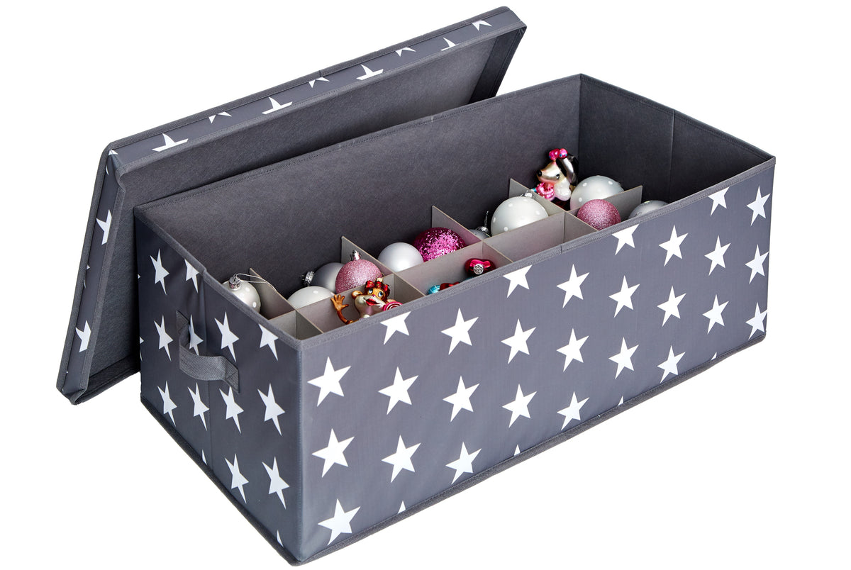 Aufbewahrungsbox für Weihnachtskugeln, Stern, 58x36x25 cm – WEIHNACHTEN