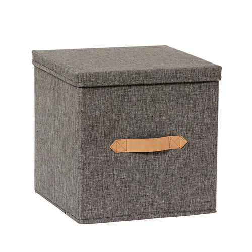 Aufbewahrungsbox mit Deckel – ESSENTIALS [farbe:Grau]