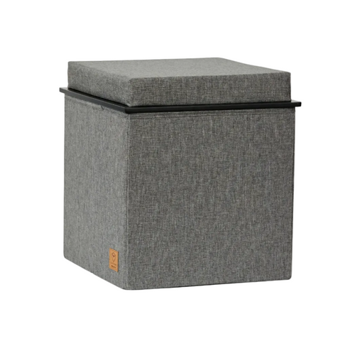 3-in-1 Sitzhocker mit Stauraum – PREMIUM GRAU
