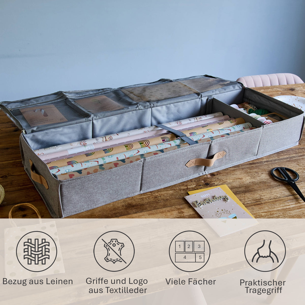 Geschenkpapier Organizer – PREMIUM