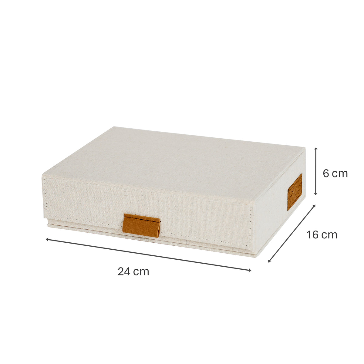 Brillenbox mit Spiegel, 4 Fächer – PREMIUM NATUR
