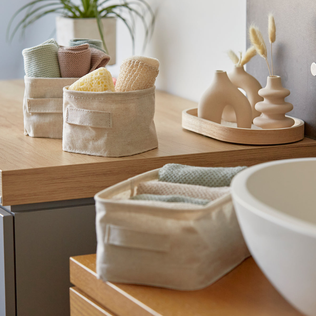 Set Aufbewahrungskörbe – PREMIUM NATUR