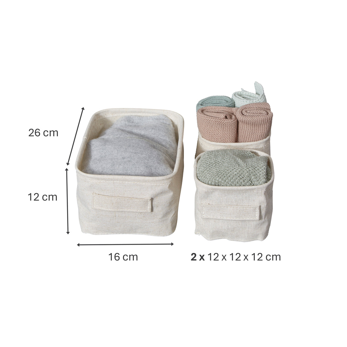 Set Aufbewahrungskörbe – PREMIUM NATUR