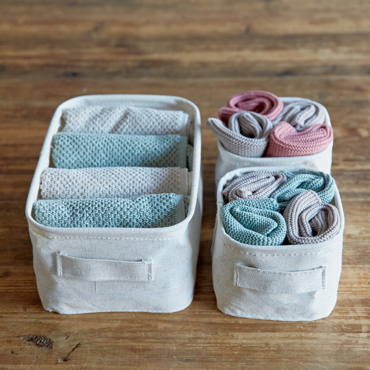 Set Aufbewahrungskörbe – PREMIUM NATUR
