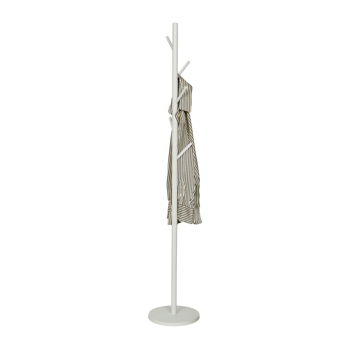 Loft Jackenständer aus Metall, Weiß , 5 Haken