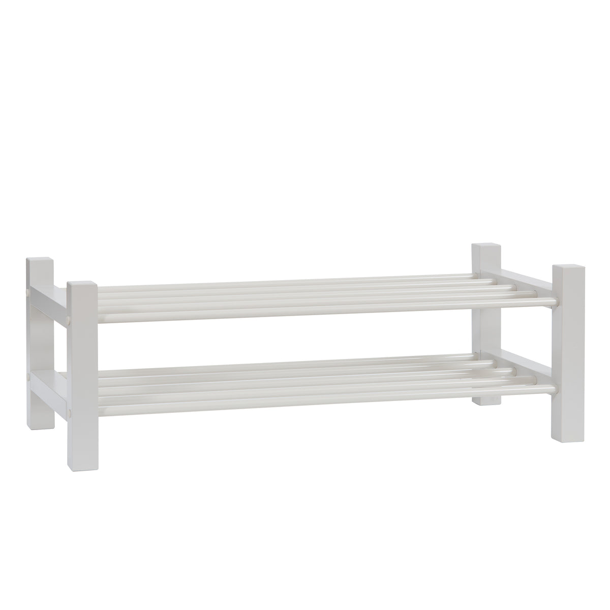 Schuhregal stapelbar, 2 Ebenen, 73 x 33 x 32 cm