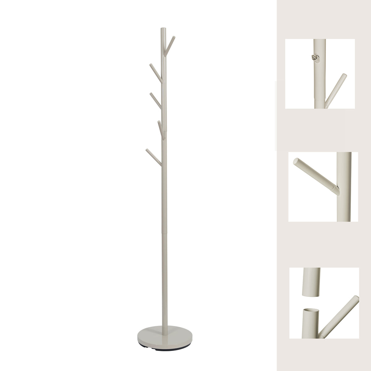 Loft Jackenständer Metall, Greige, Höhe 170 cm