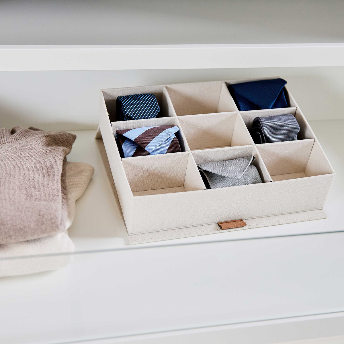 Aufbewahrungsbox mit Deckel – PREMIUM NATUR