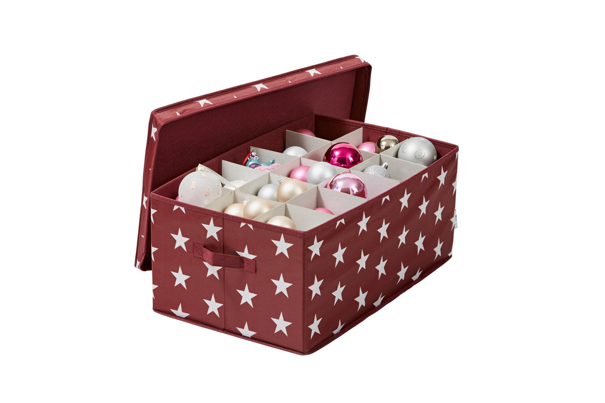Aufbewahrungsbox für Weihnachtskugeln, Stern, 58x36x25 cm – WEIHNACHTEN