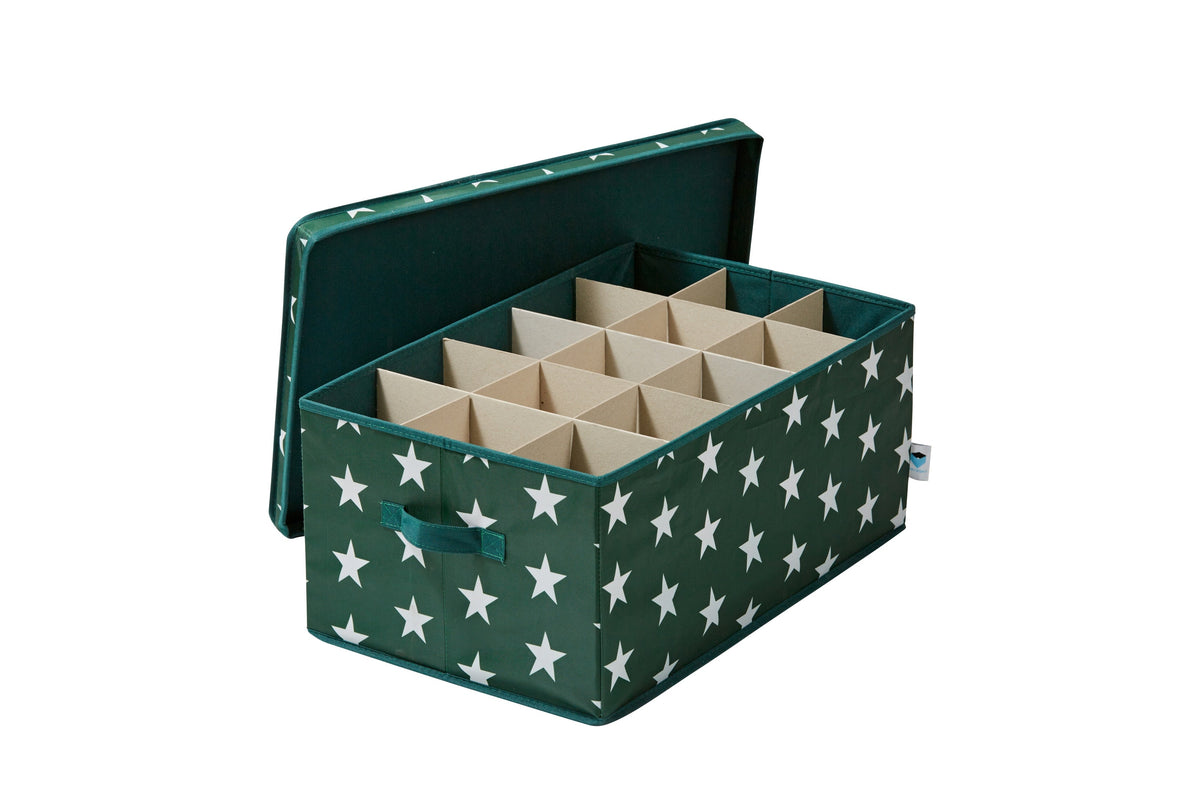Aufbewahrungsbox für Weihnachtskugeln, Stern, 58x36x25 cm – WEIHNACHTEN