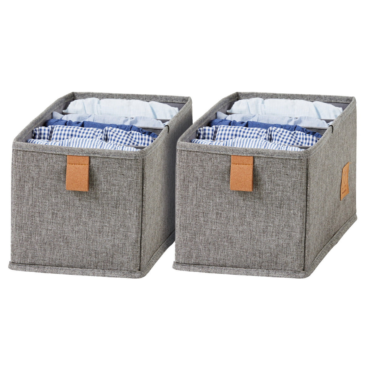 Schubladen Organizer 2-teilig, 15x30x15 cm – PREMIUM