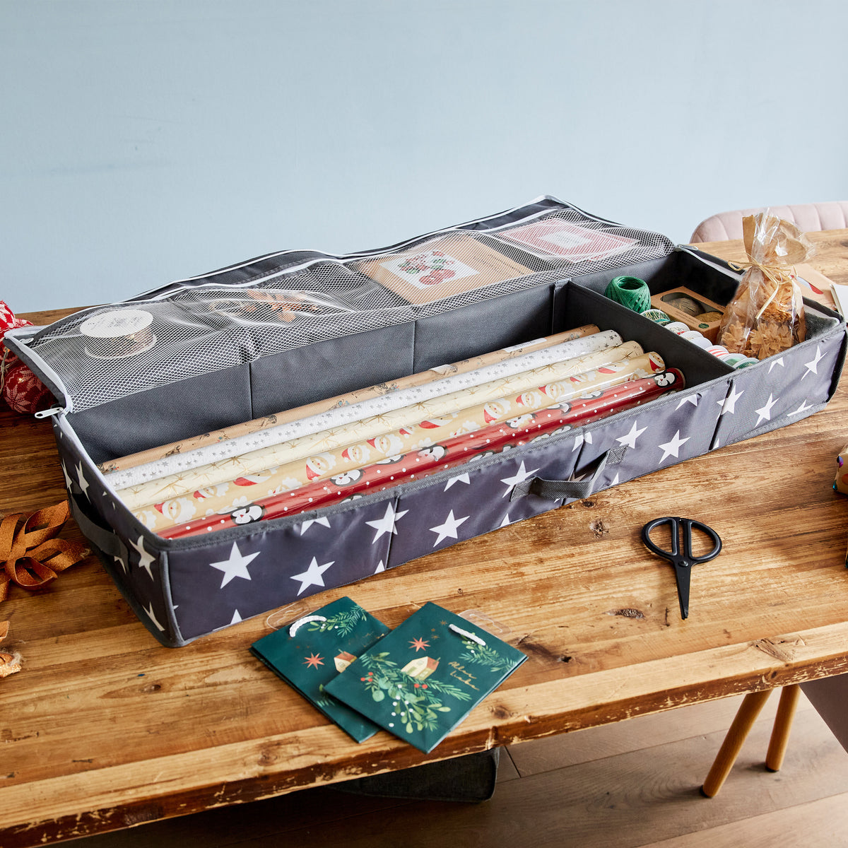 Geschenkpapier Organizer, Stern – WEIHNACHTEN