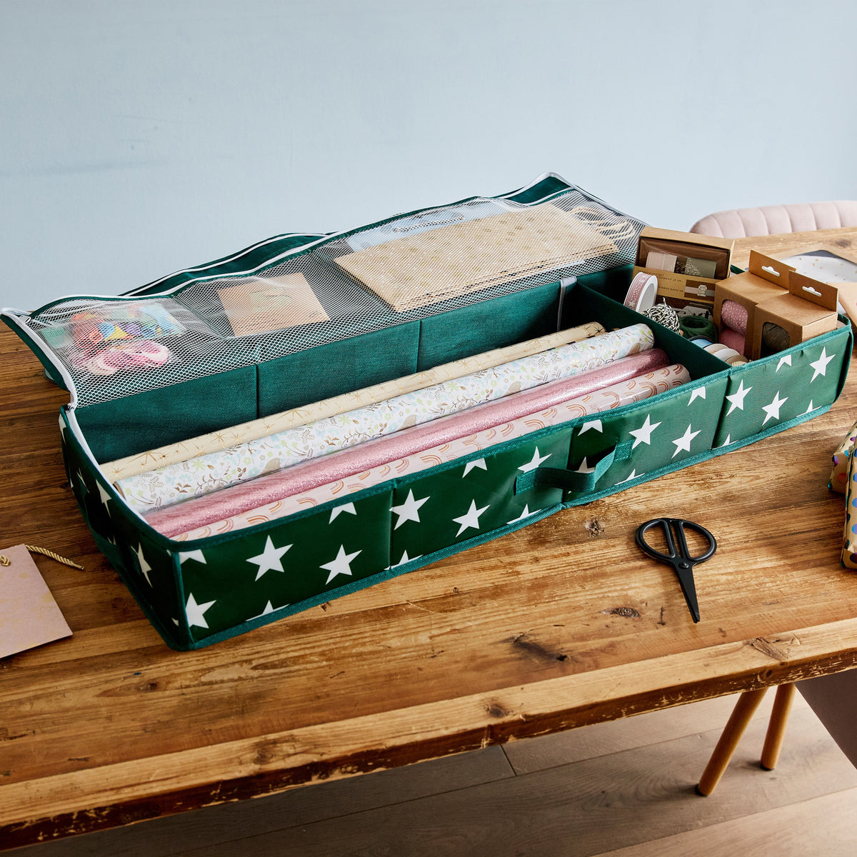 Geschenkpapier Organizer, Stern – WEIHNACHTEN