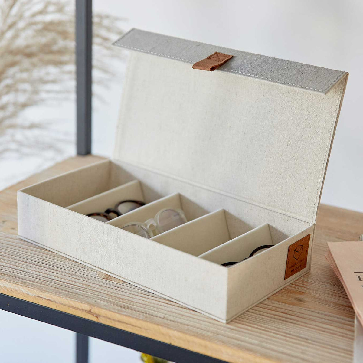 Brillenbox für 5 Brillen – PREMIUM