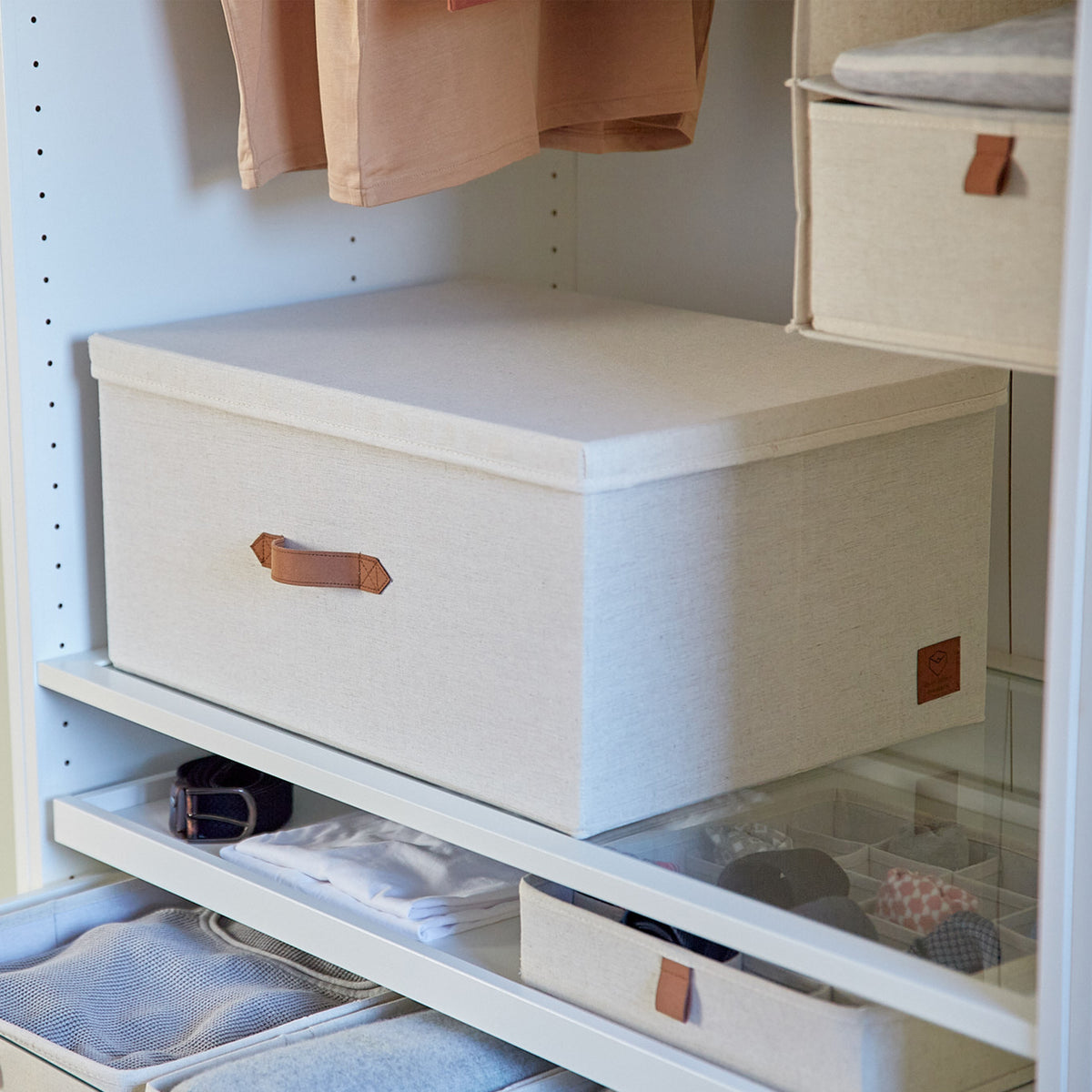 Aufbewahrungsbox mit Deckel, 54x40x25 cm – PREMIUM