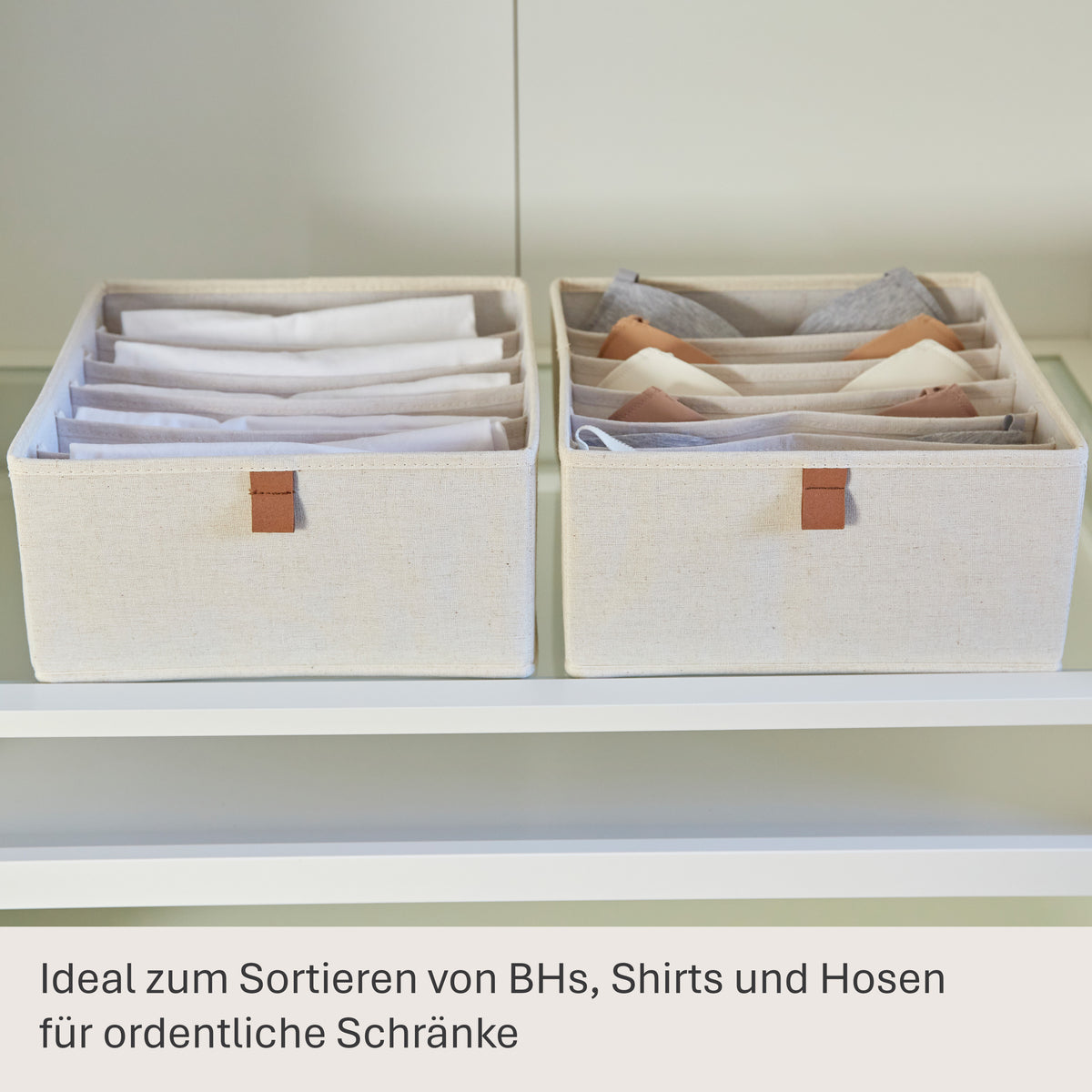 Schubladenbox 2-teilig, 30x30x15 cm – PREMIUM