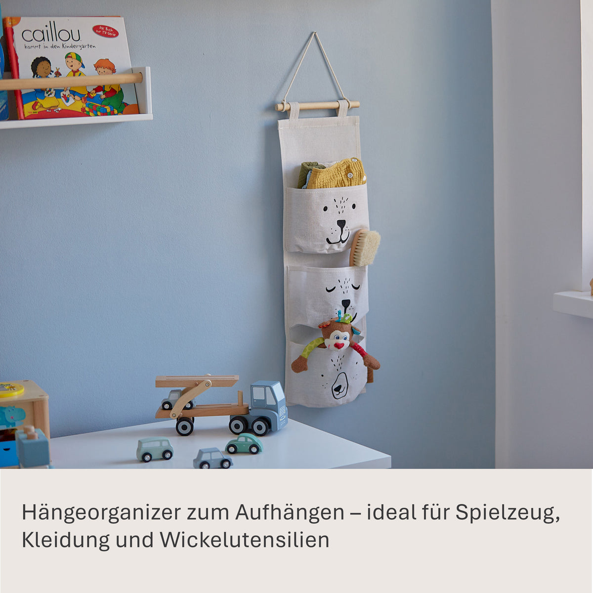 Hängeorganizer mit 3 Taschen – PREMIUM KIDS