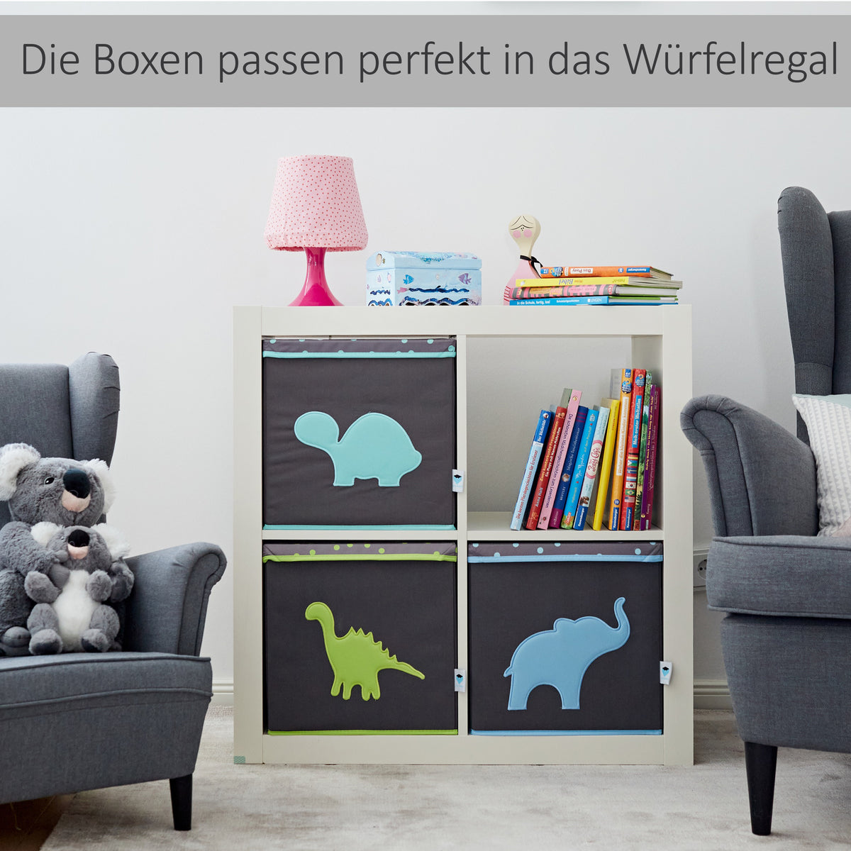Ordnungsbox mit Deckel – COZY HOME