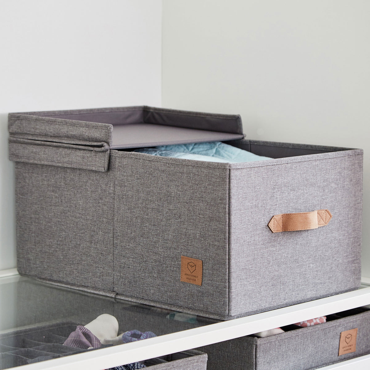 Aufbewahrungsbox mit Klappdeckel – PREMIUM