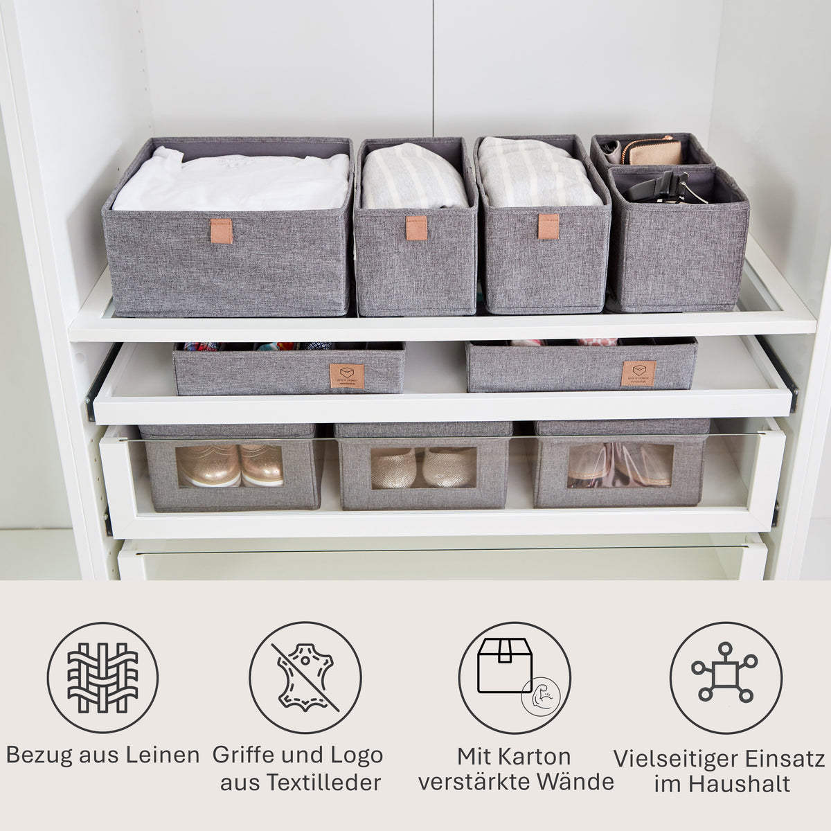 Kleiderschrank Organizer 5-teilig – PREMIUM
