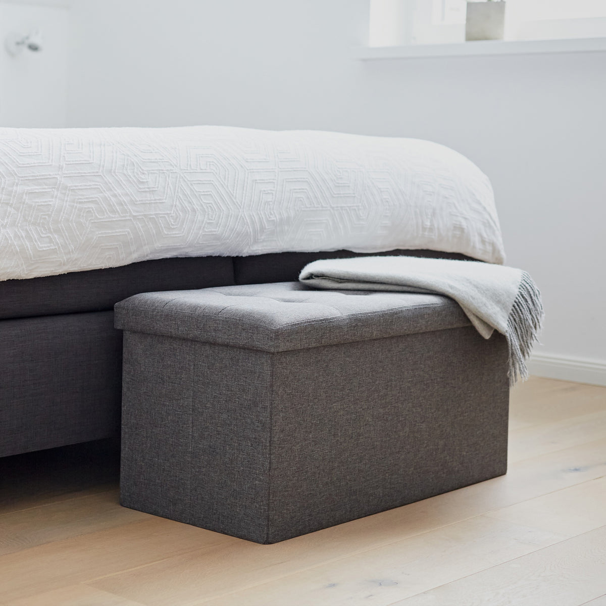 Sitzbank mit Stauraum, 76x38x38 cm – PREMIUM