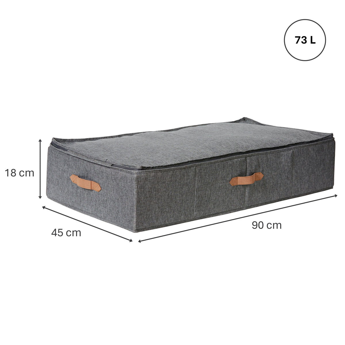 Unterbettkommode, 90x45x18 cm – PREMIUM