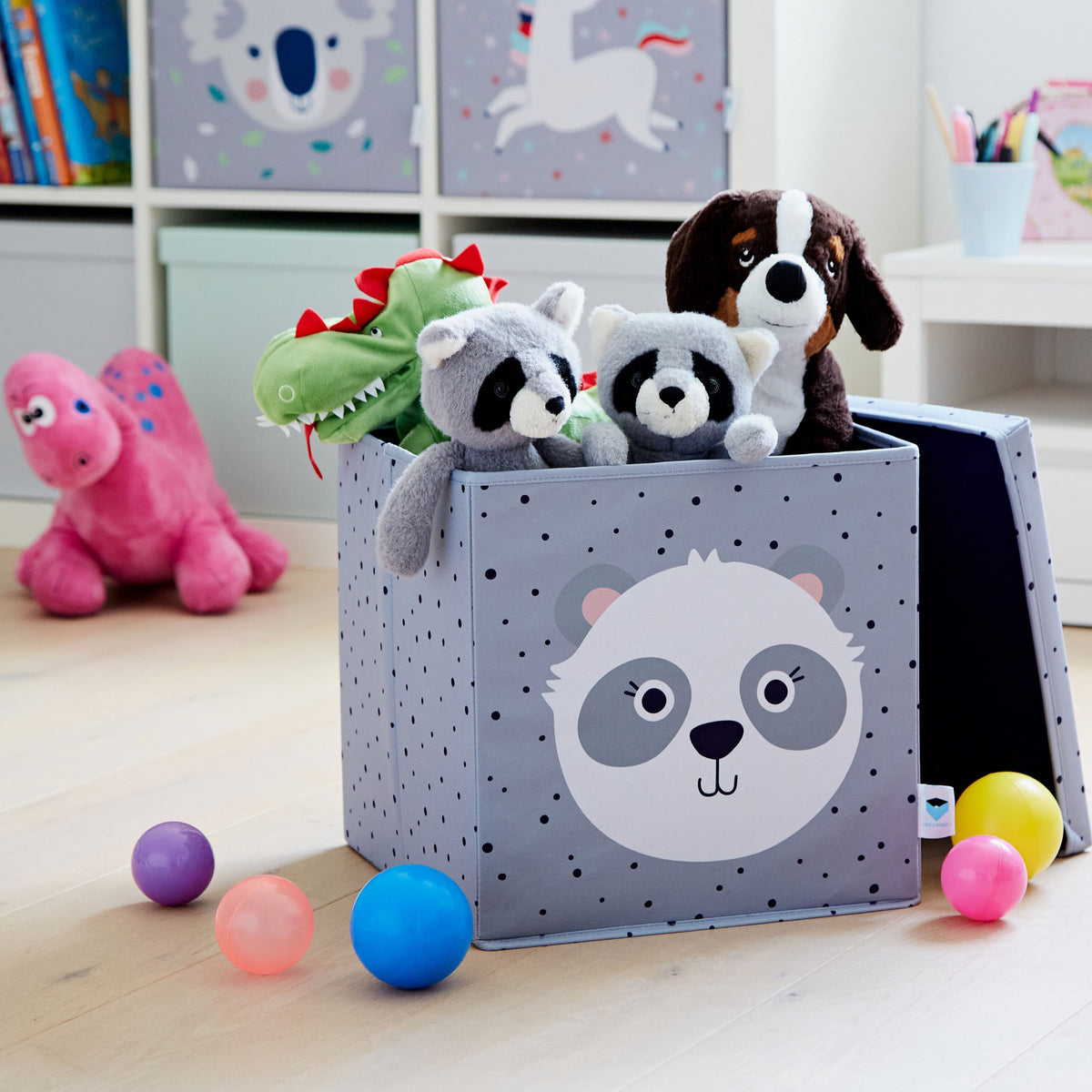 Ordnungsbox mit Deckel – HAPPY KIDS