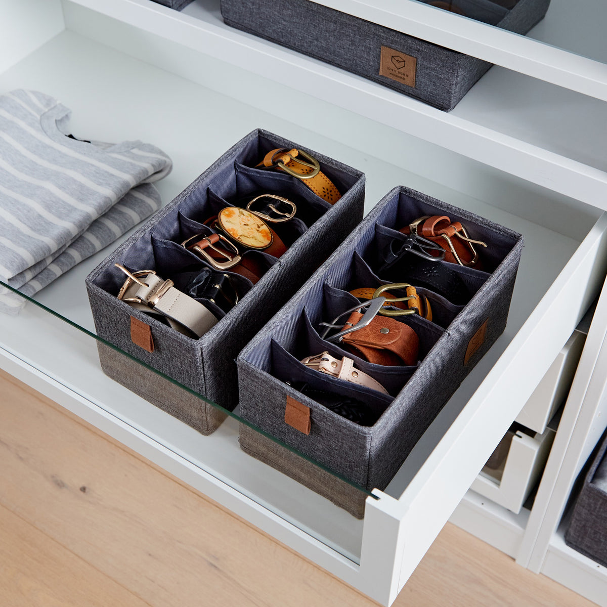 Schubladen Organizer 2-teilig, 15x30x15 cm – PREMIUM