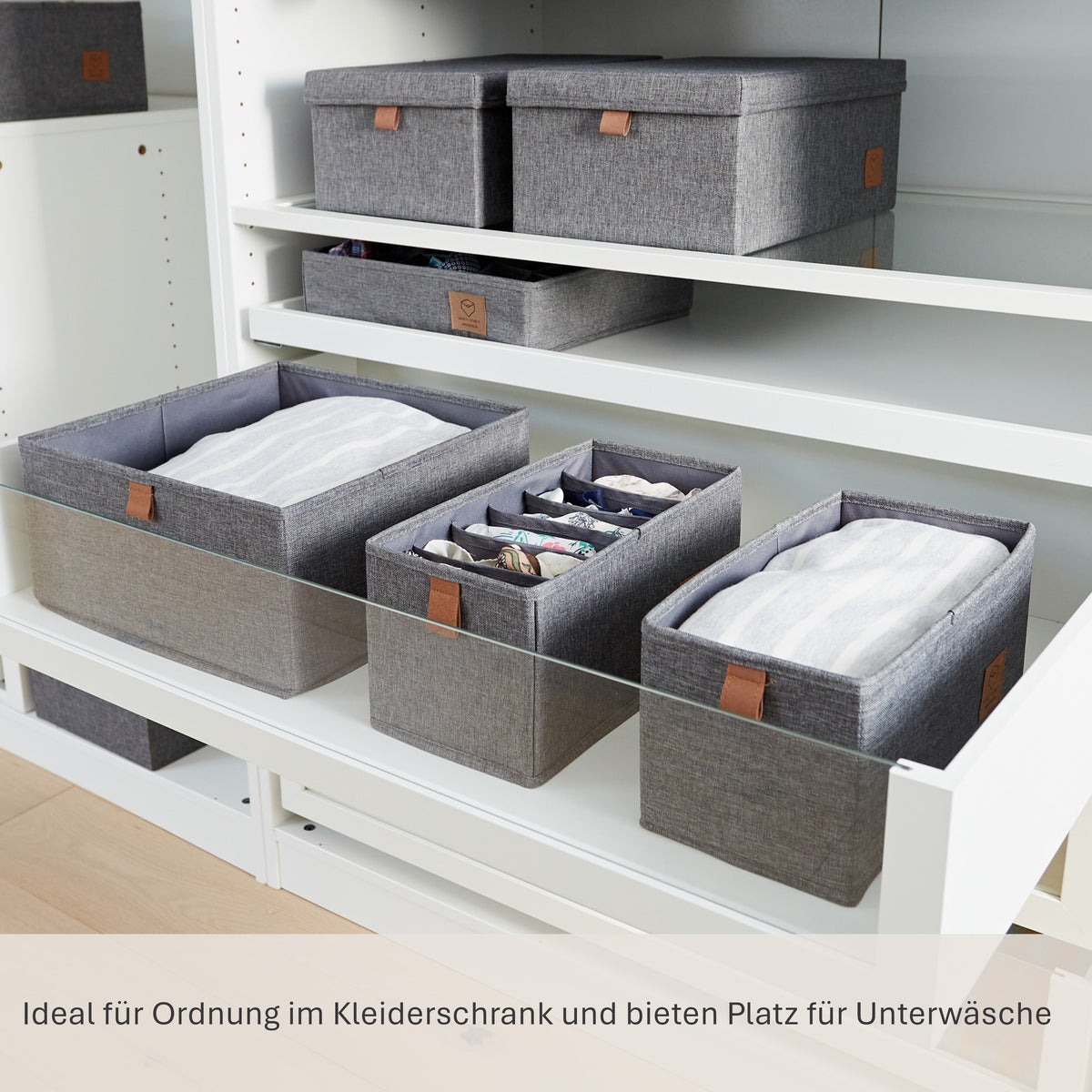 Schubladen Organizer 2-teilig, 15x30x15 cm – PREMIUM