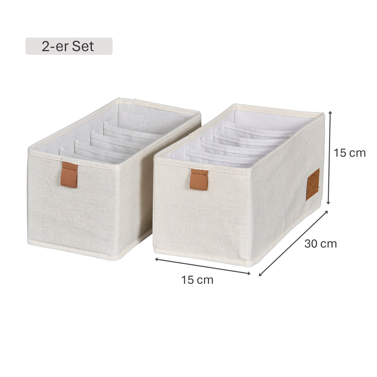 Schubladen Organizer 2-teilig – PREMIUM