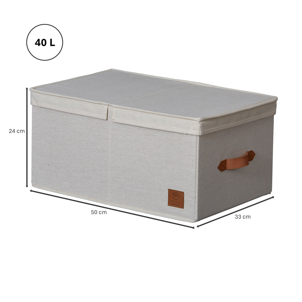 Aufbewahrungsbox mit Klappdeckel – PREMIUM