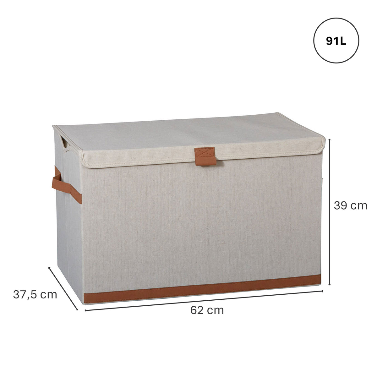 Aufbewahrungsbox mit Deckel Groß – PREMIUM