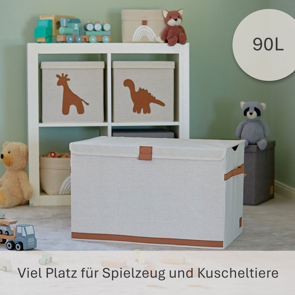 Aufbewahrungsbox mit Deckel Groß – PREMIUM