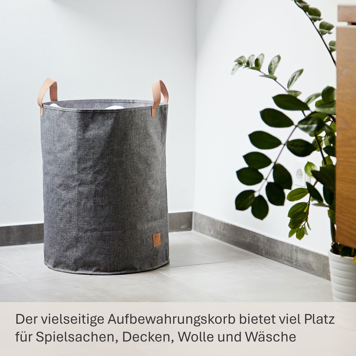 Aufbewahrungskorb mit Griffen – PREMIUM