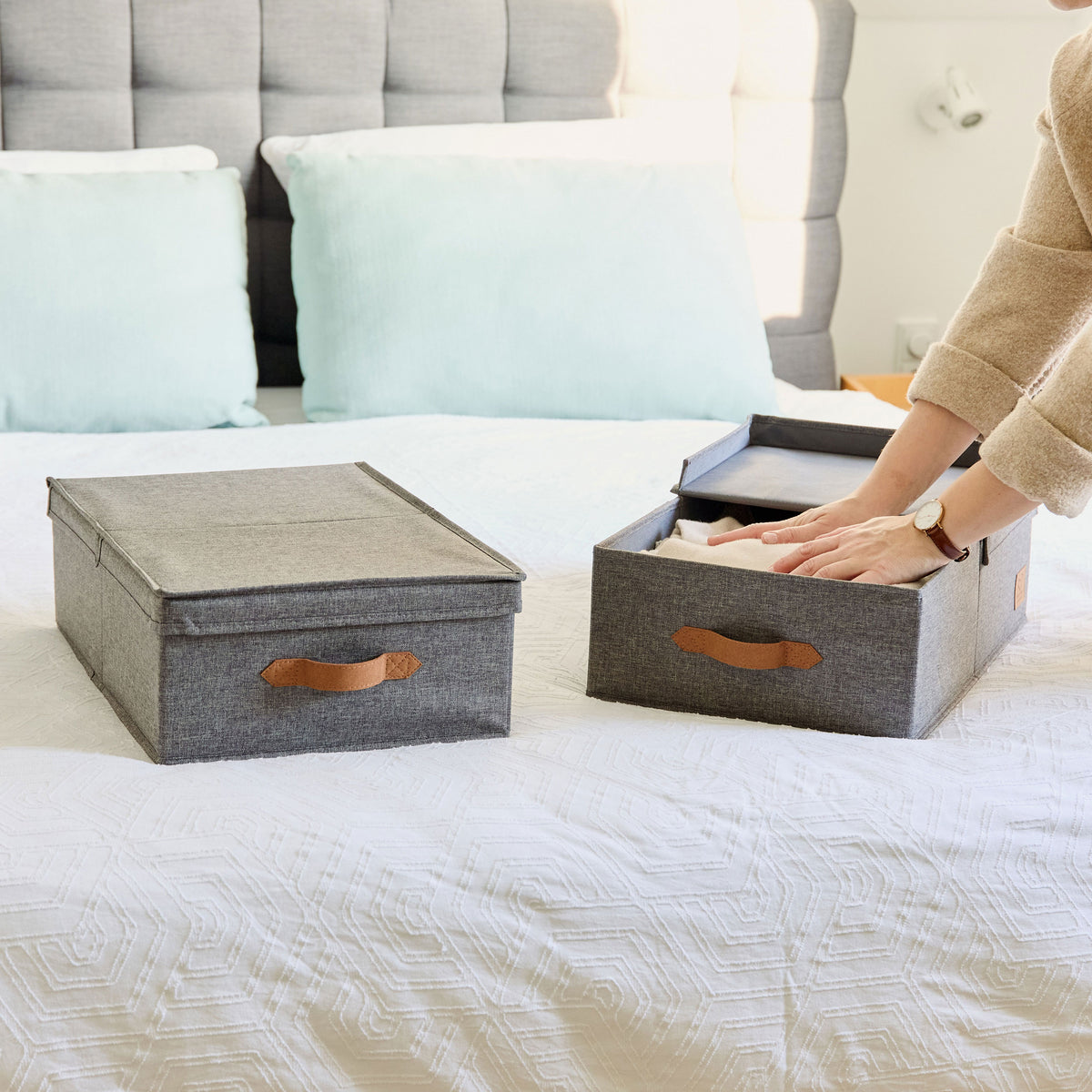 Aufbewahrungsbox mit Klappdeckel – PREMIUM