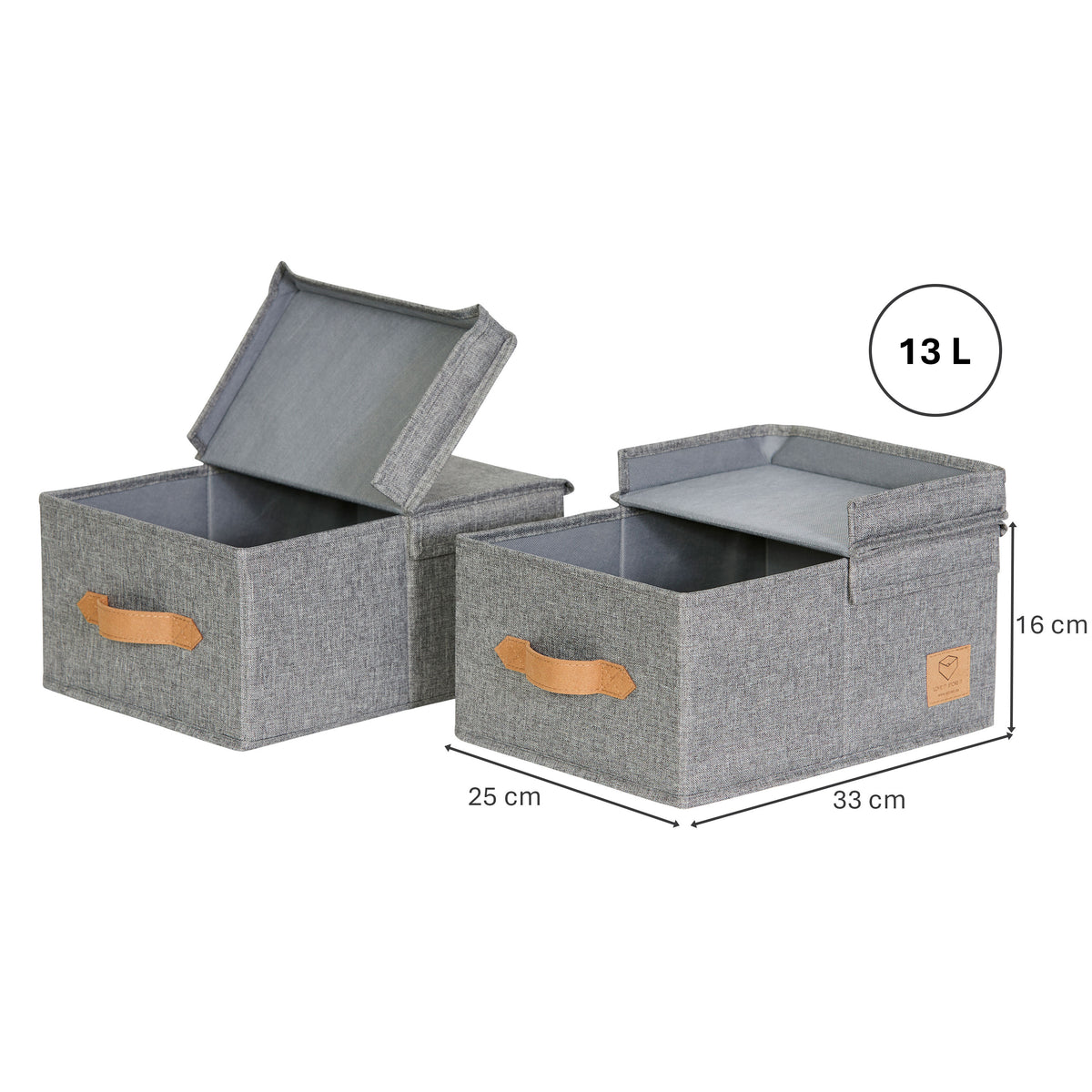 Aufbewahrungsbox mit Klappdeckel – PREMIUM