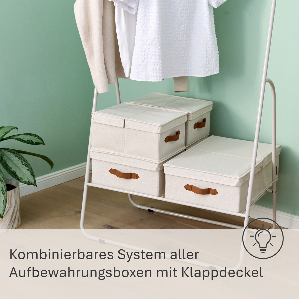 Aufbewahrungsbox mit Klappdeckel – PREMIUM