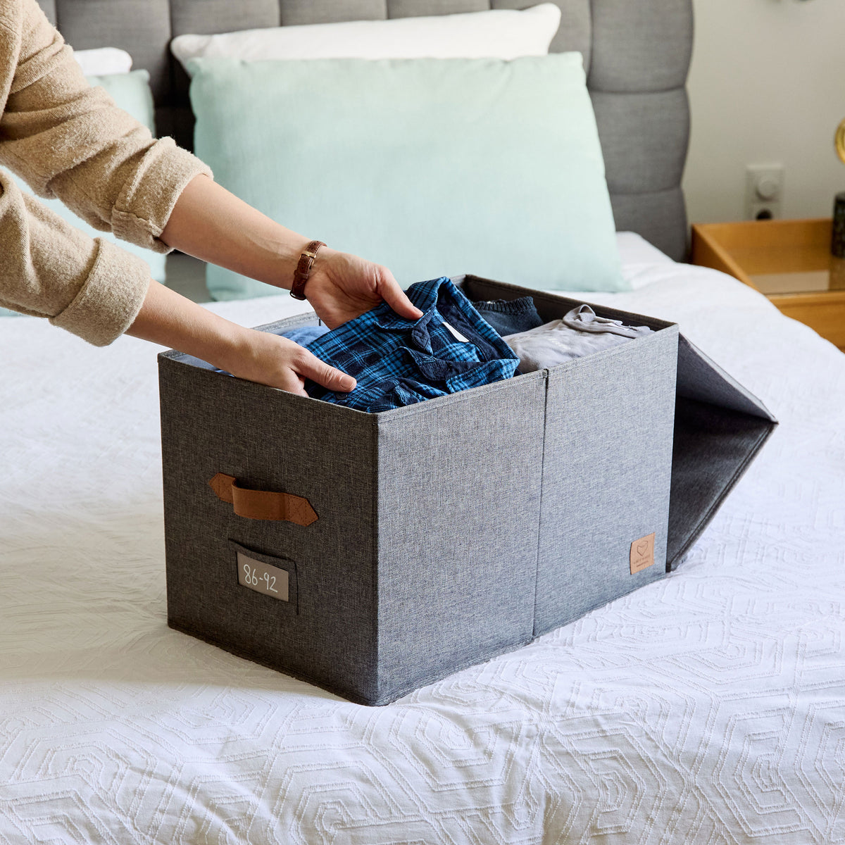 Aufbewahrungsbox mit Klappdeckel – PREMIUM