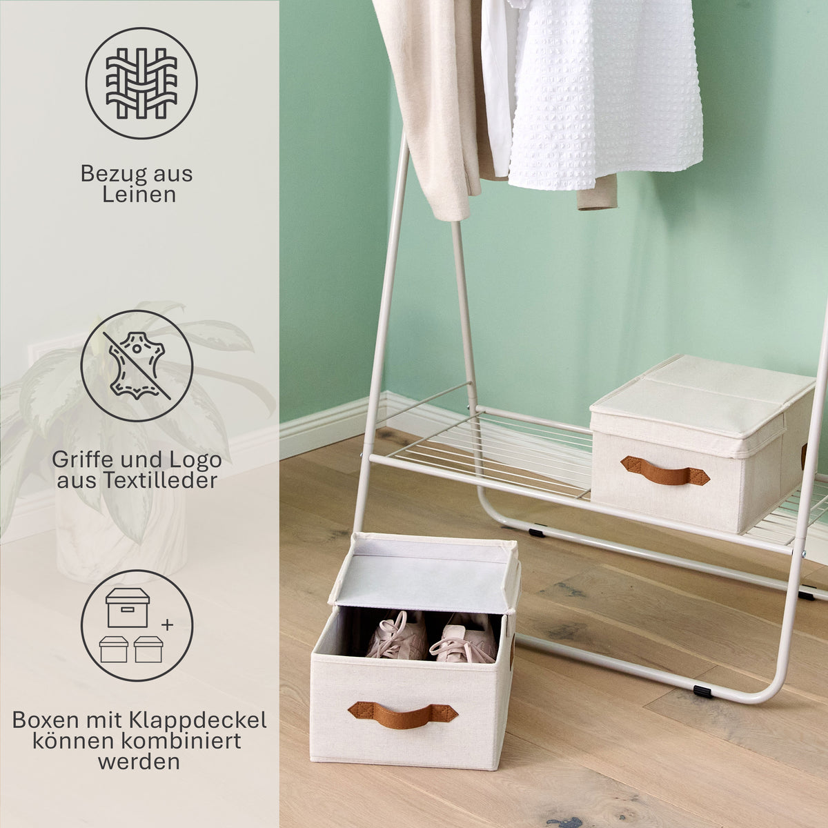 Aufbewahrungsbox mit Klappdeckel – PREMIUM