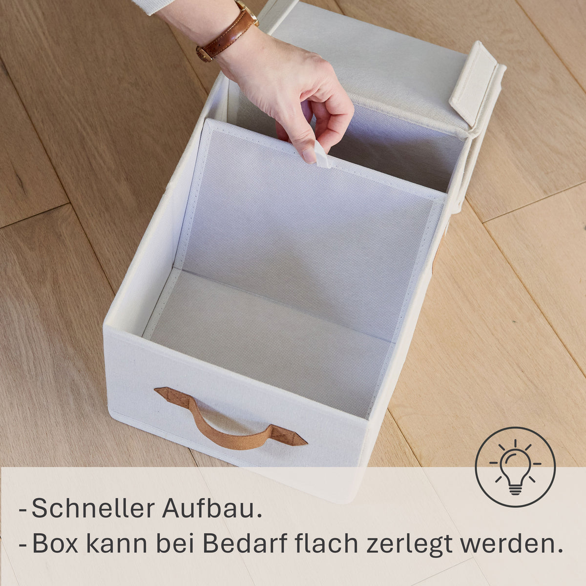 Aufbewahrungsbox mit Klappdeckel – PREMIUM