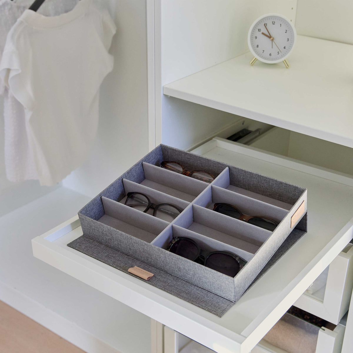 Premium Brillenbox für 8 Brillen