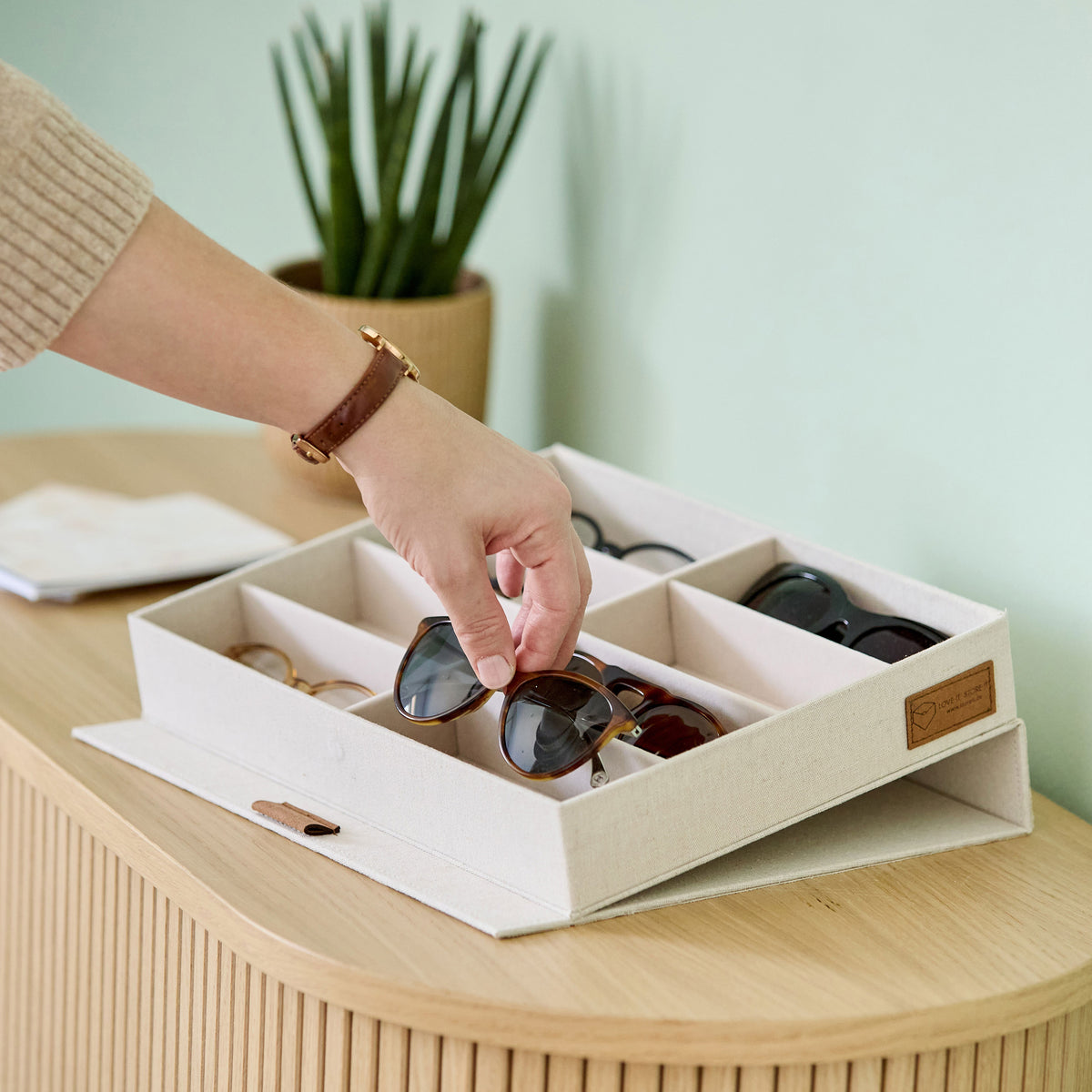 Brillenbox für 8 Brillen – PREMIUM
