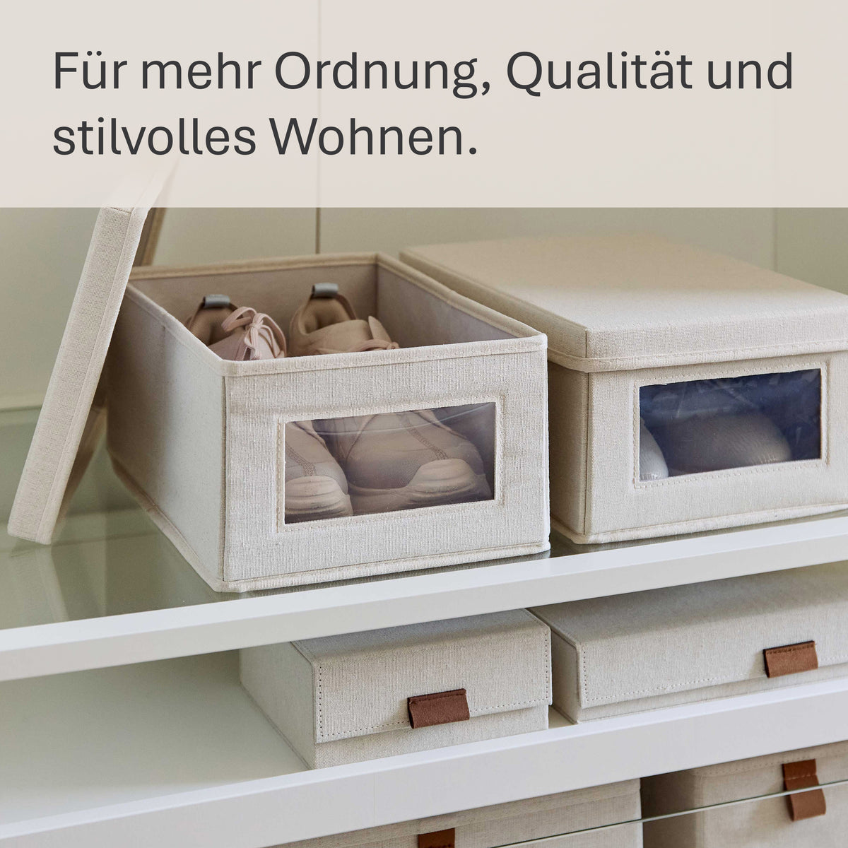2 Stück Aufbewahrungsbox Schuhe – PREMIUM