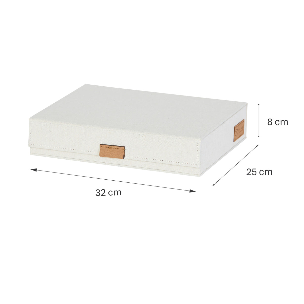 Aufbewahrungsbox mit Deckel – PREMIUM NATUR