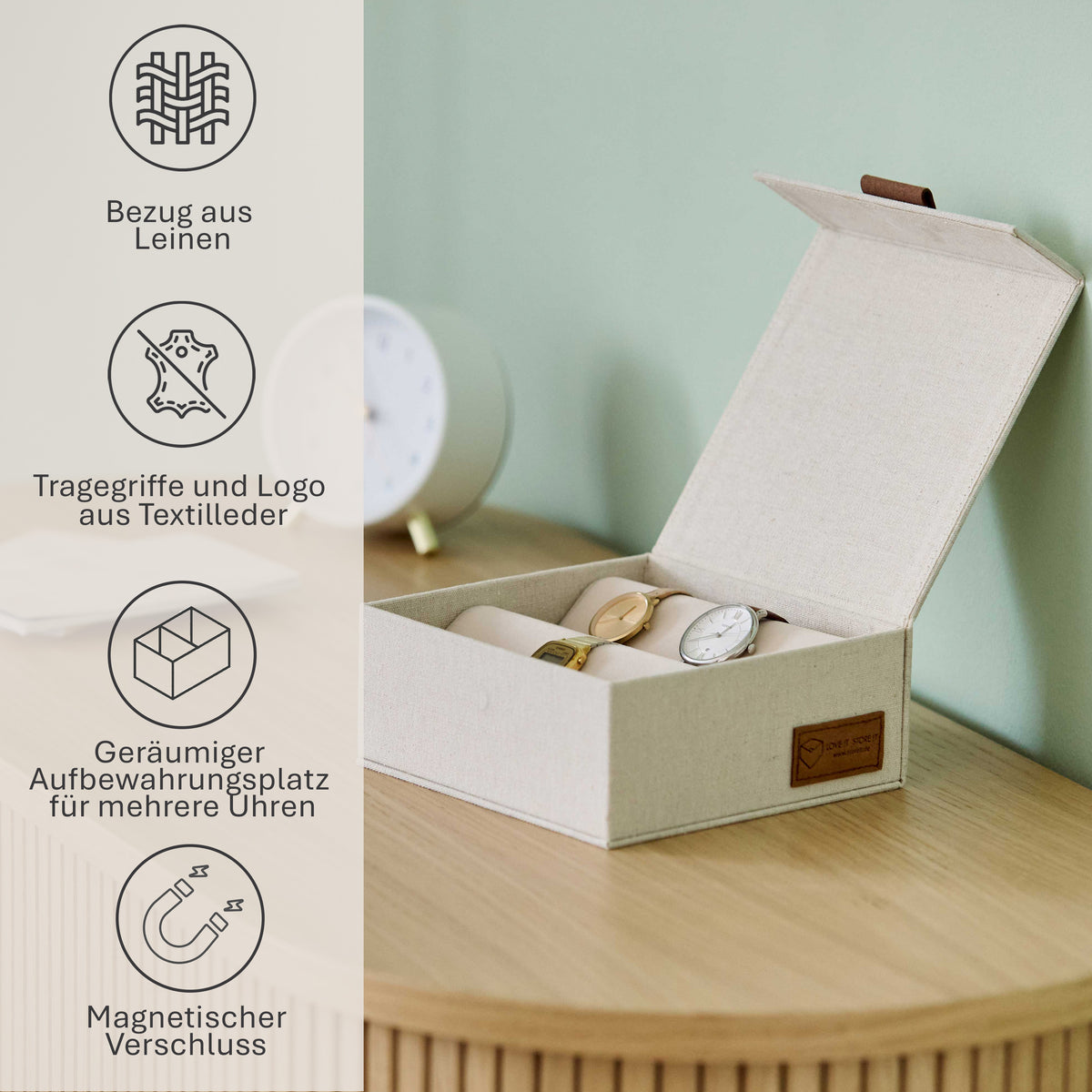 Aufbewahrungsbox für Uhren – PREMIUM