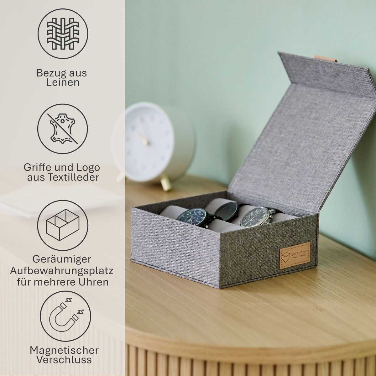 Premium Aufbewahrungsbox für Uhren