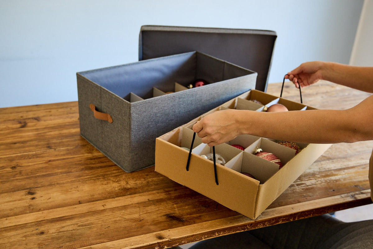 Aufbewahrungsbox für Weihnachtskugeln, 58x36x25 cm – PREMIUM