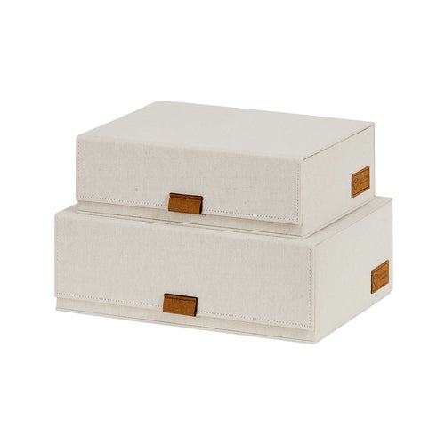 2 Stück Aufbewahrungsboxen mit Deckel – PREMIUM